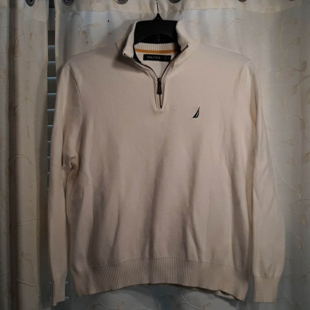 Very nice, nautica 1/4 zip pullover sweatshirt, M